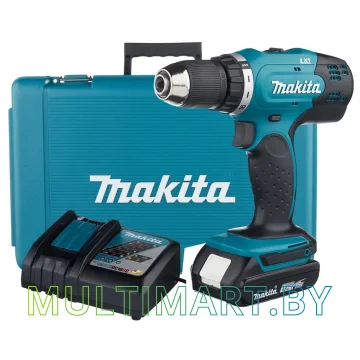 Дрель-шуруповерт Makita DDF453SYE (с 2-мя АКБ, кейс)
